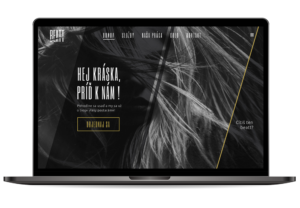 Website Design Hair Salon Mockup