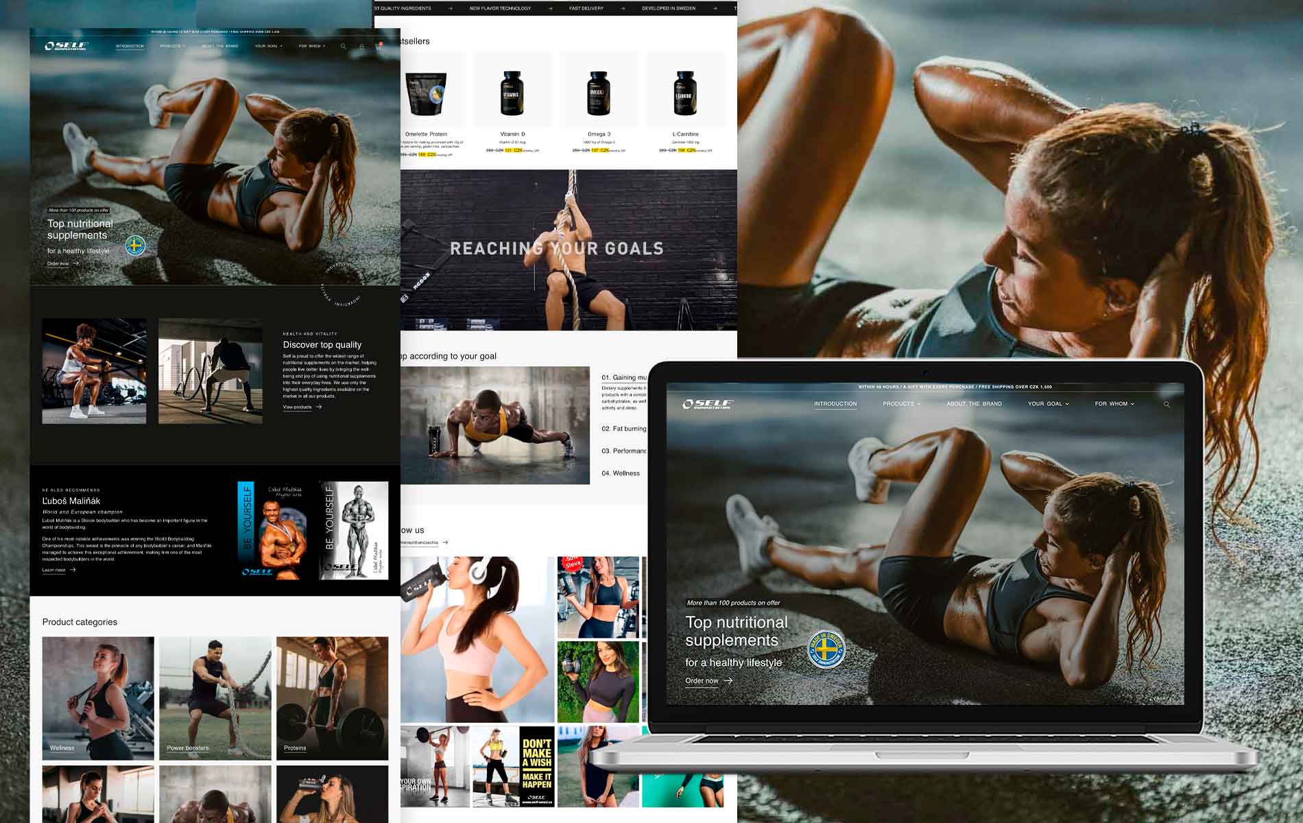 Self Omni Nutrition Woocommerce E-commerce Custom Design