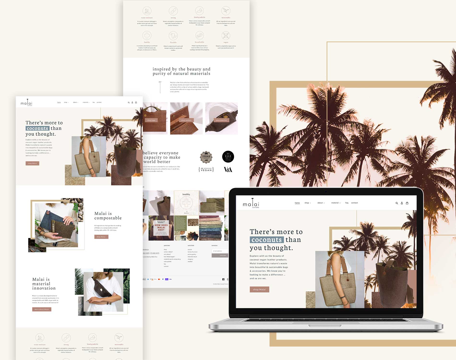 Malai Web Design and Development Mock Up