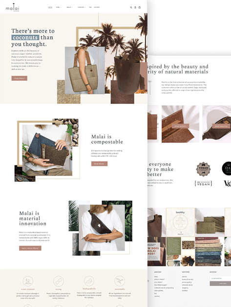 Ecommerce Website Design Vancouver 21 Malai Website Design Of The Desktop Screens