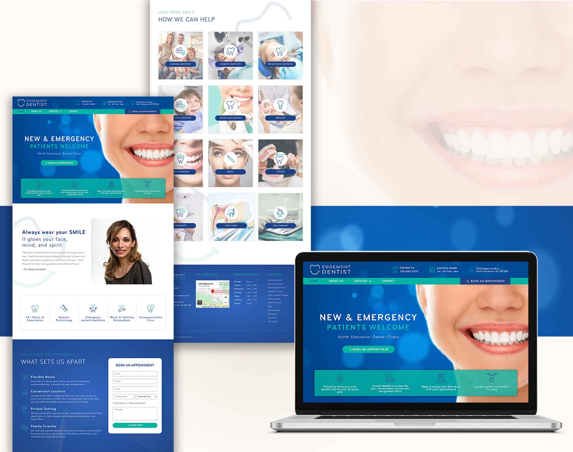 Edgemont Dentist Web Design