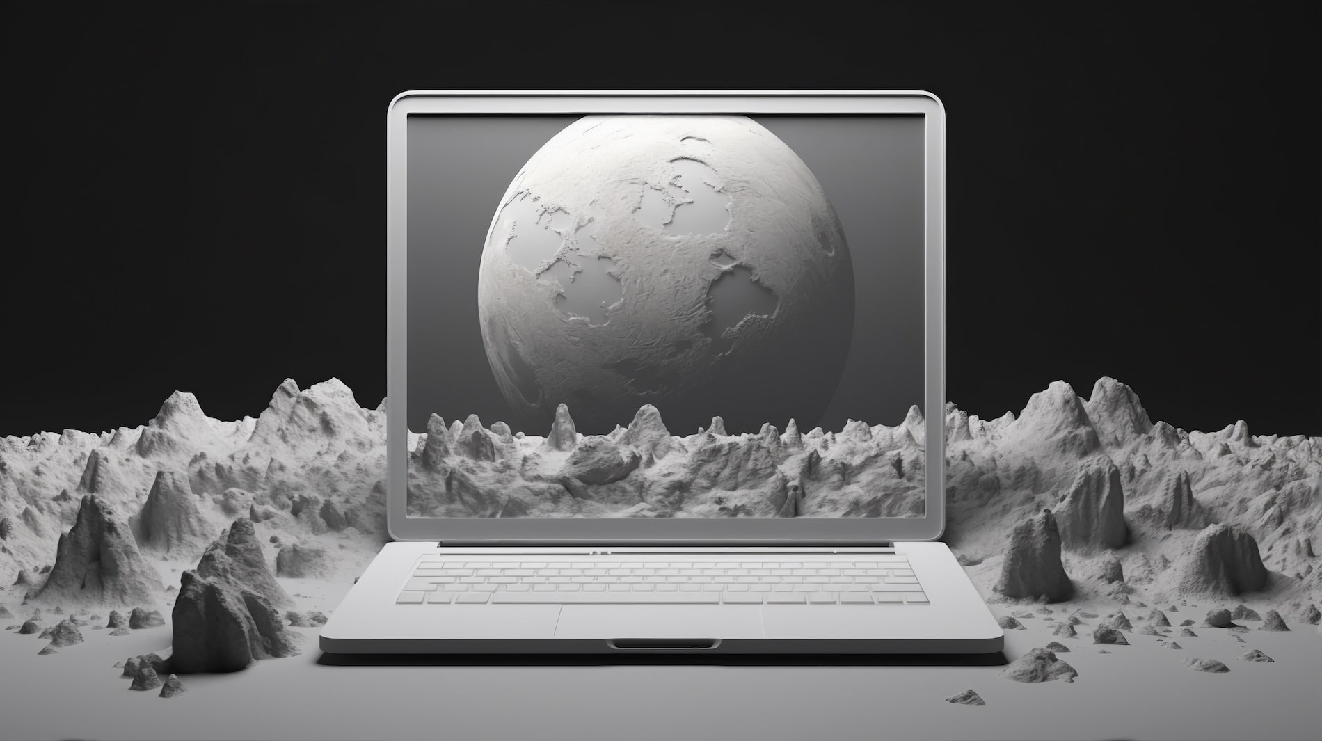 Abstract Laptop Illustration Symbolizing When Is It Time To Invest In A Website Redesign